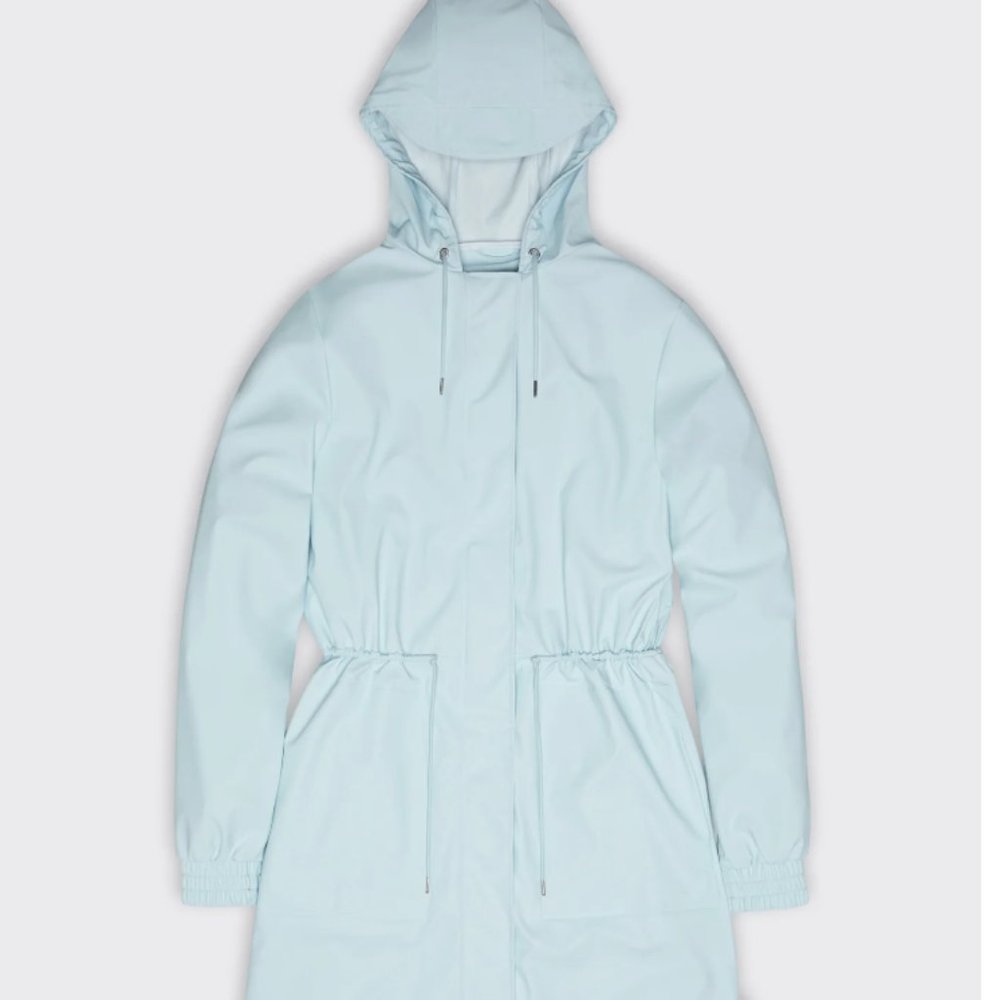 NWT Rains String w Parka Raincoat size M